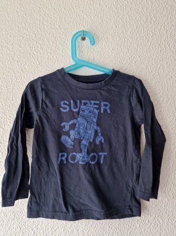 tee-shirt bleu marine Kiabi