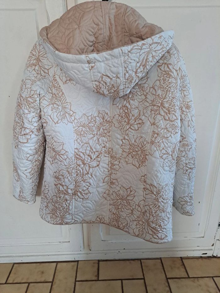 Magnifique veste demi saison beige ou blanche L - photo numéro 2