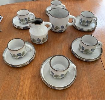 Superbe service à café vintage Niederviller 