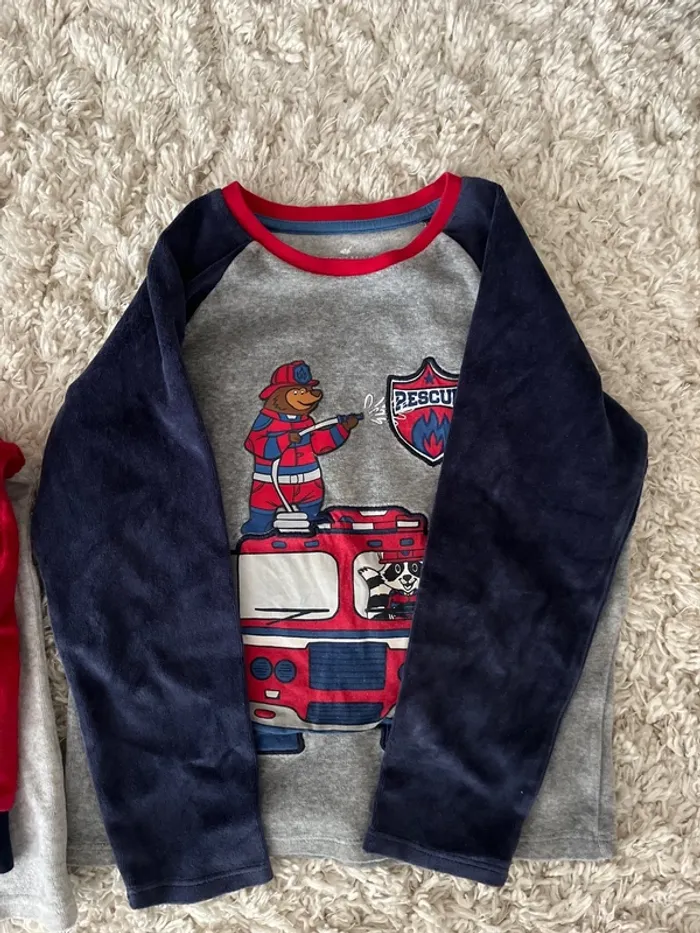 Mot 2 Haut pyjama taille 7 ans / 8 ans Sergent Major et CA - photo numéro 3
