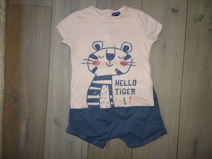 ensemble short tee-shirt Kiabi 24 mois