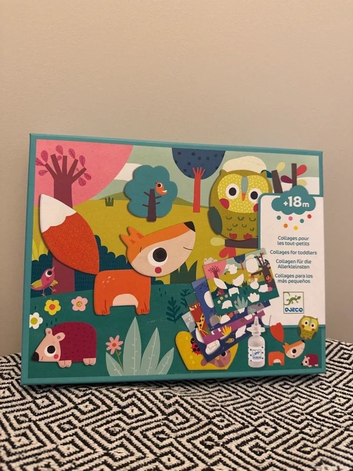 Djeco - Coffret Premiers collages - 18 mois et +