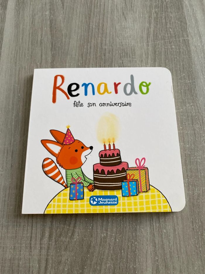 Livre Renardo fête son anniversaire