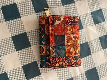 👜 Portefeuille -porte monnaie femme – motif floral rétro-double pli