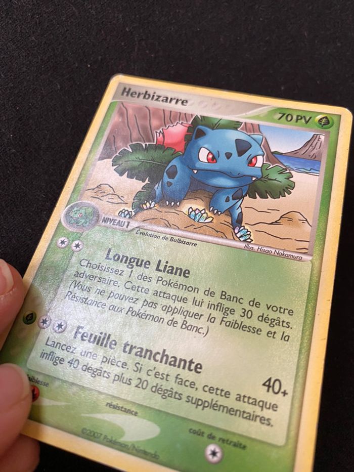 Carte Pokémon rare Herbizarre 70PV 35/100 - photo numéro 2