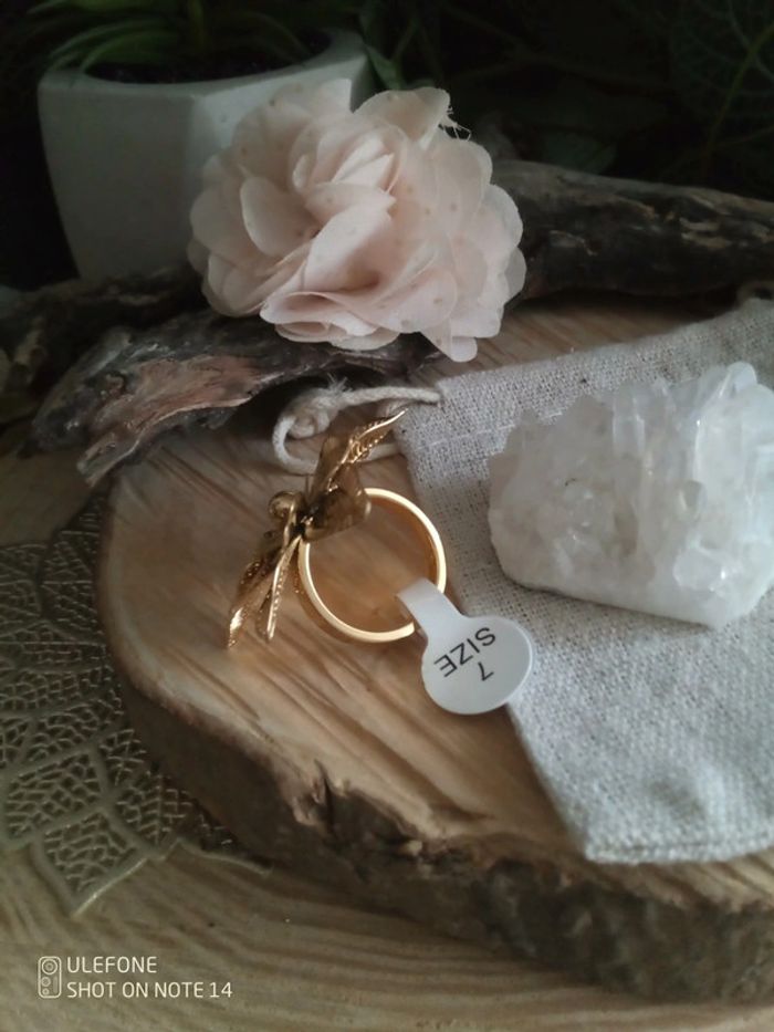 Bague fleur orientale bohème en acier inoxydable - photo numéro 2