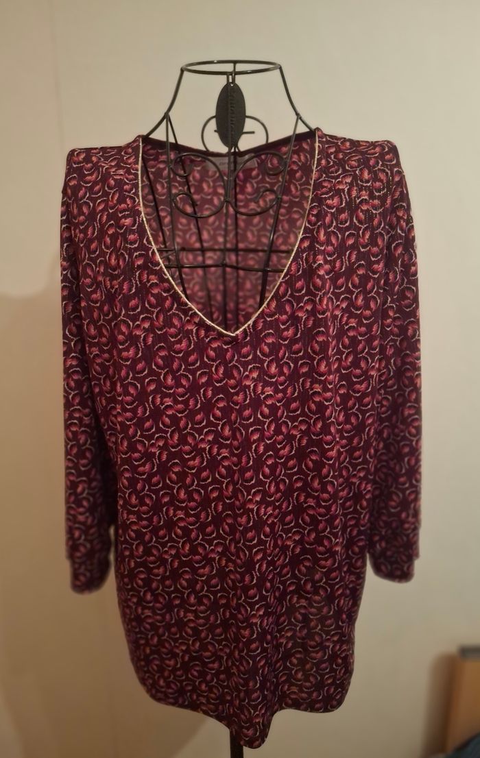 Blouse bordeaux 42/44 - photo numéro 5