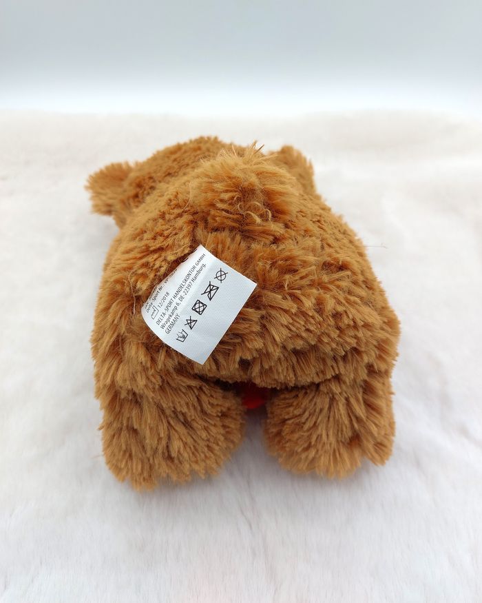 Peluche doudou ours beige caramel cœur love DELTA SPORT 2018 20 cm Lidl ? - photo numéro 3