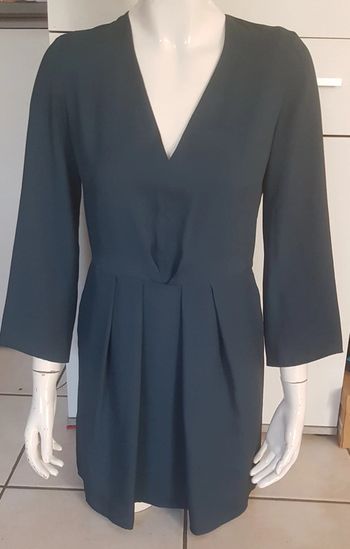 Robe bleu canard foncé