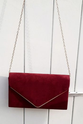 Sac à main/pochette couleur Prune
