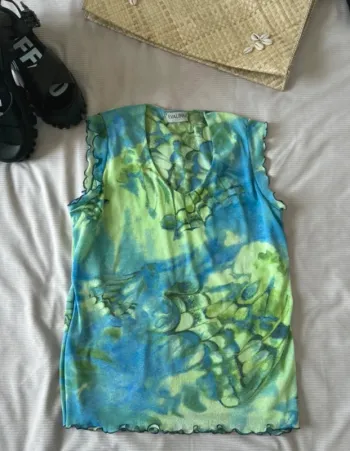 Débardeur multicolore evalinka taille xl