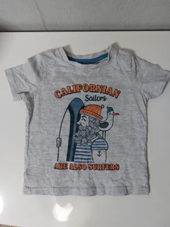 Tee-shirt manche courte imprimé " Vertbaudet"
