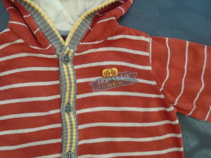 Joli gilet à capuche garçon 18 mois Sergent Major - photo numéro 3