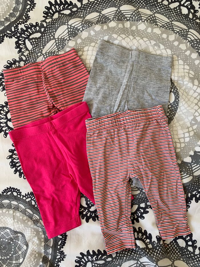 Lots de leggings taille 6 mois