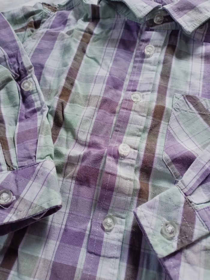 Chemise à carreaux 4 ans N*0167 - photo numéro 5