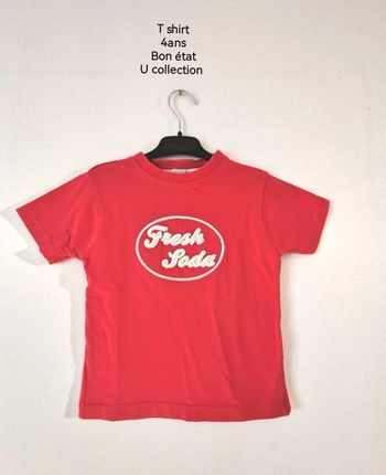 T shirt 4ans