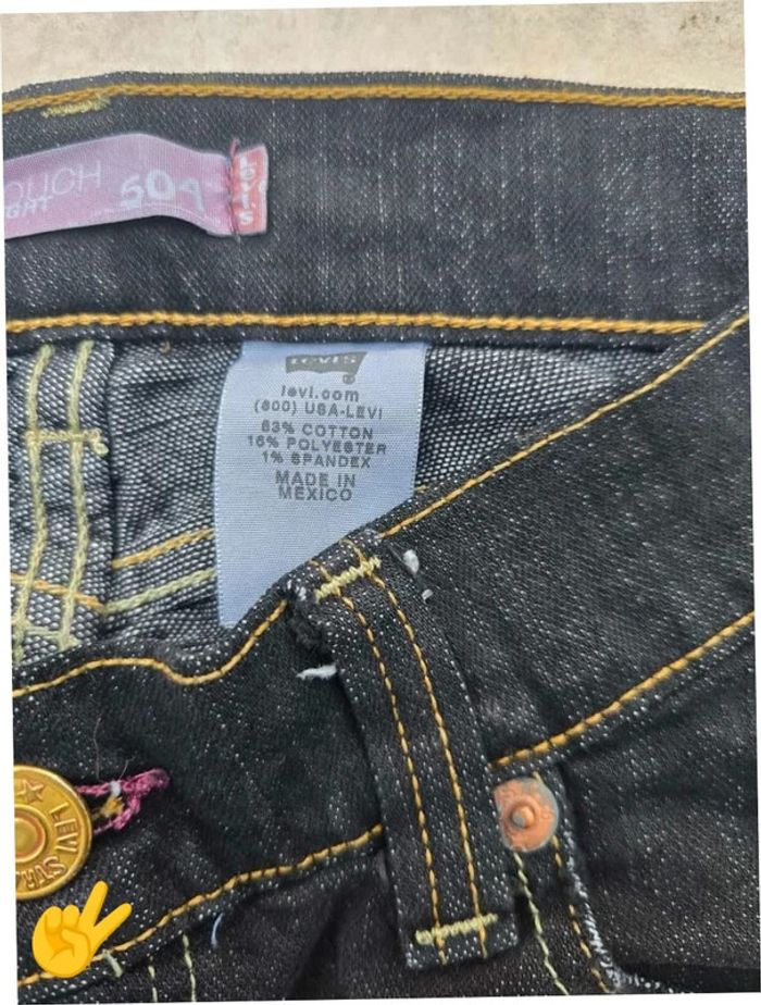 Short Levi's W26 FR36 Noir Homme men #SHO39b - photo numéro 3