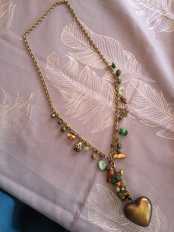 Collier fantaisie cœur