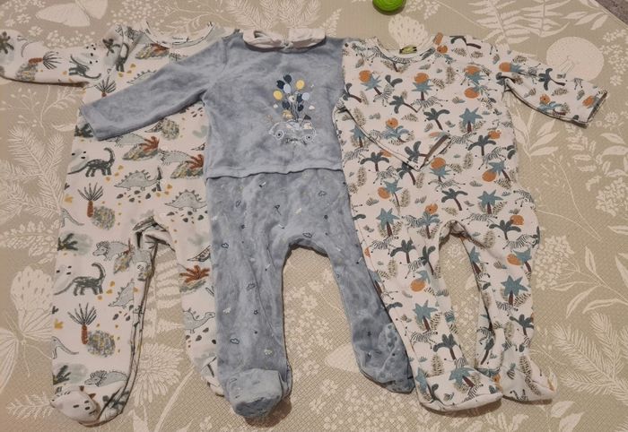 Lot de 3 pyjamas