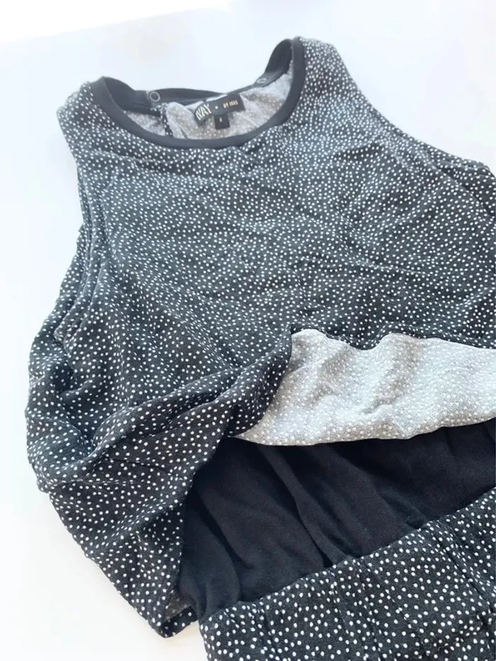 🌸 Combinaison fluide noire à pois – dos ouvert – style chic & casual - Taille XS/S - photo numéro 3