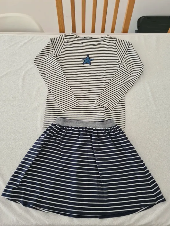 Ensemble marinière 12 ans