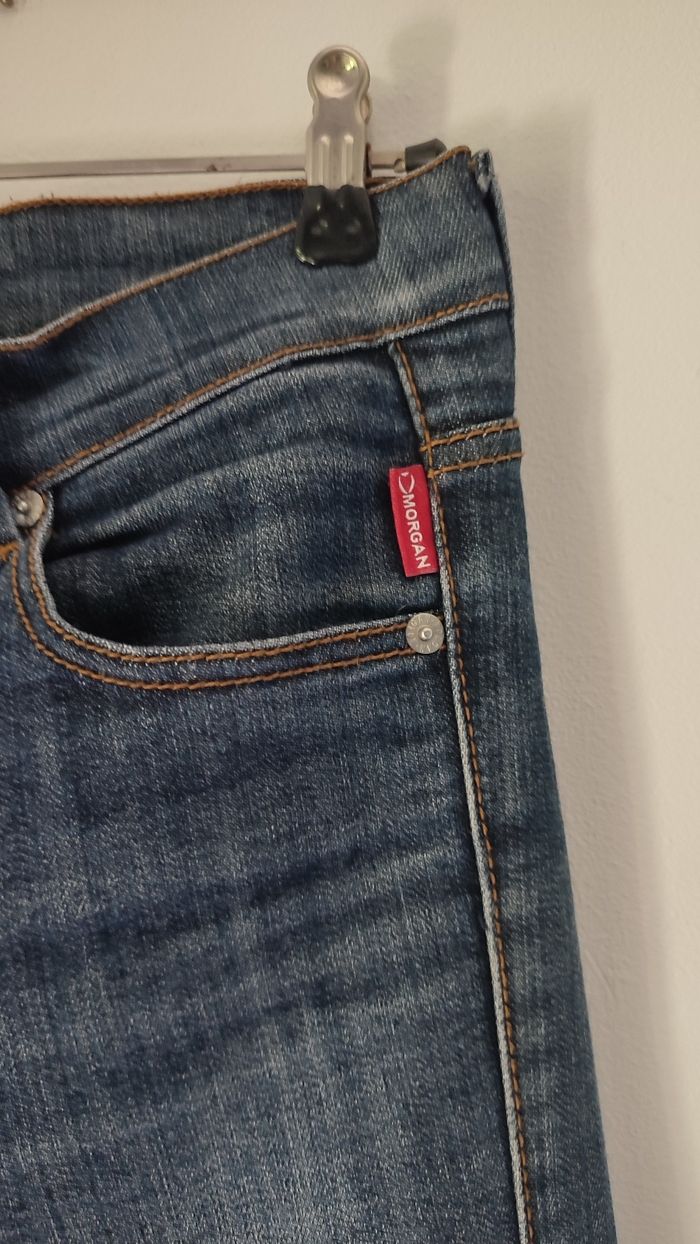 Jean  Morgan y2k T34 taille basse - photo numéro 3