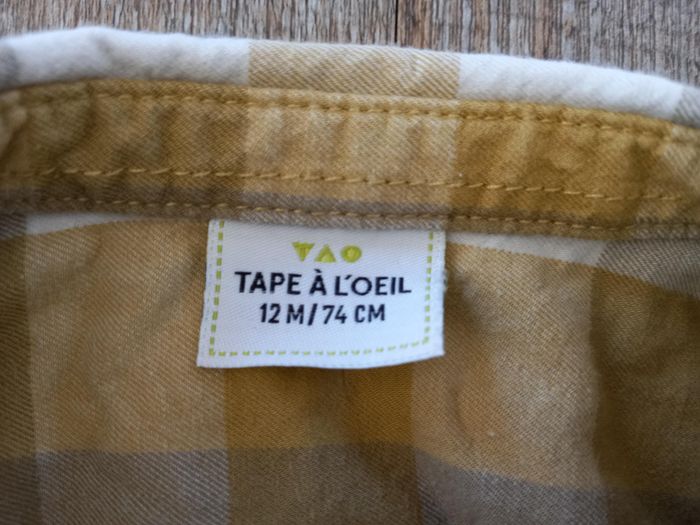 Chemise à manches longues - Taille 12 mois - photo numéro 3