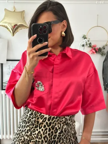Blouse Maje rose taille 38