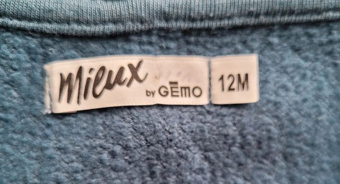 Sweat-shirt à capuche Gemo 12 mois - photo numéro 4