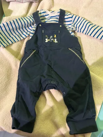 Ensemble Terre de Marins 6M – salopette + marinière