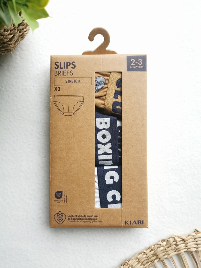 Lot de 3 slips Boxing club Kiabi 2/3 Ans