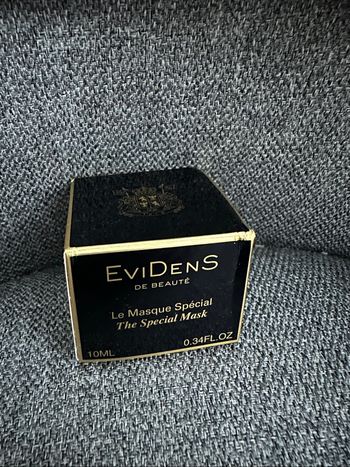 Pot de crème 10 ml masque spécial evidens de beauté neuf avec étiquette
