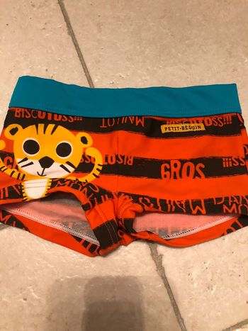 Short de bain tigre garçon 2-3ans