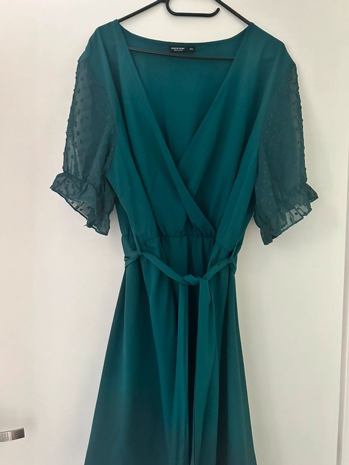 Robe SHEIN curve verte - photo numéro 5