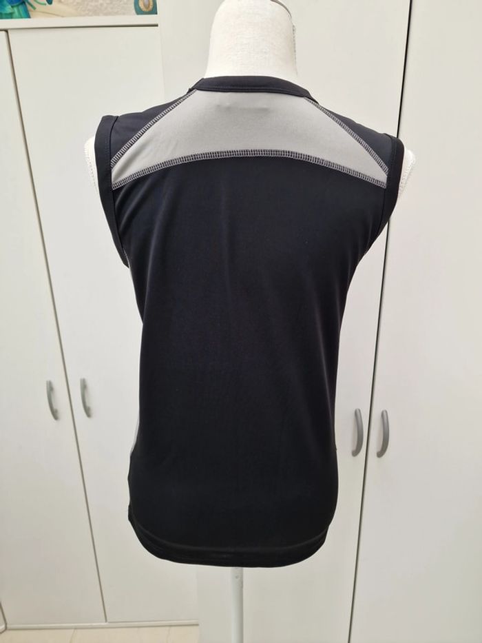 Debardeur De Sport Noir Et Gris Kariban - photo numéro 4