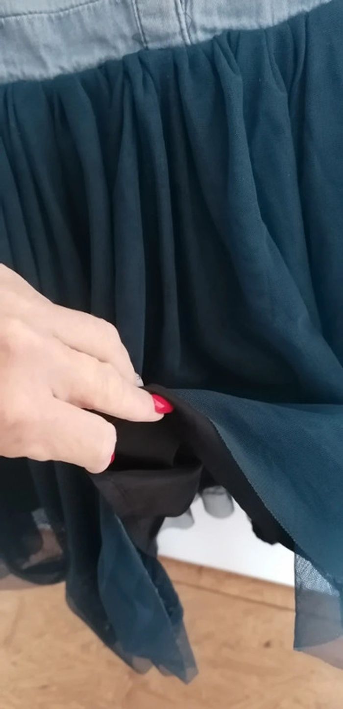 Robe bleue jeans 11 ans - photo numéro 4