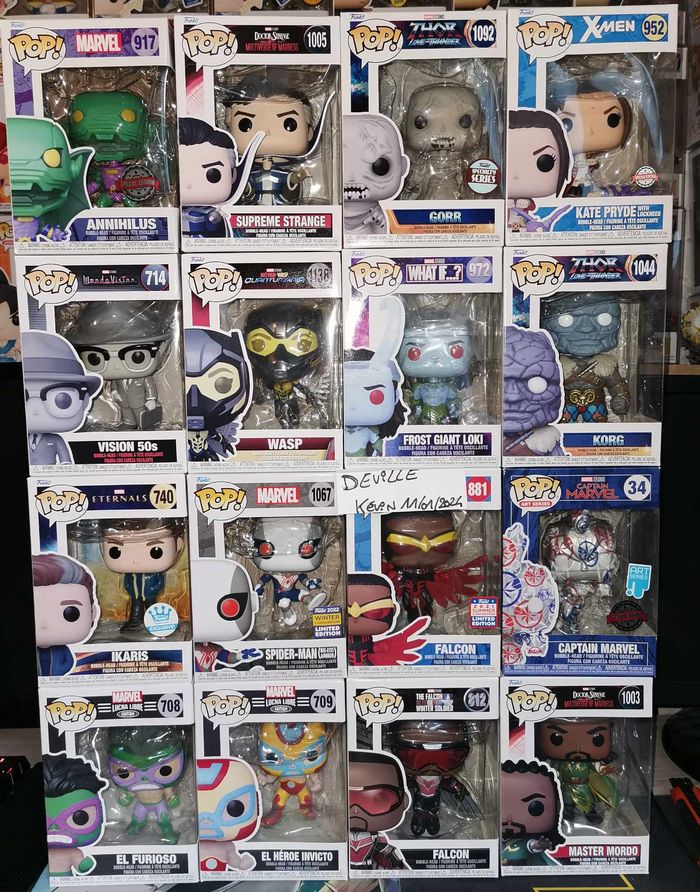 Figurine Funko Pop à 10 Euros / u Marvel