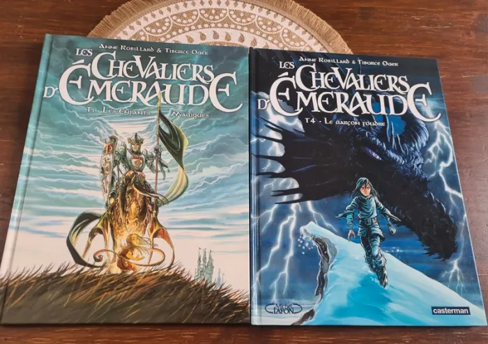 Les chevaliers d'émeraude bd tome 1 et 4
