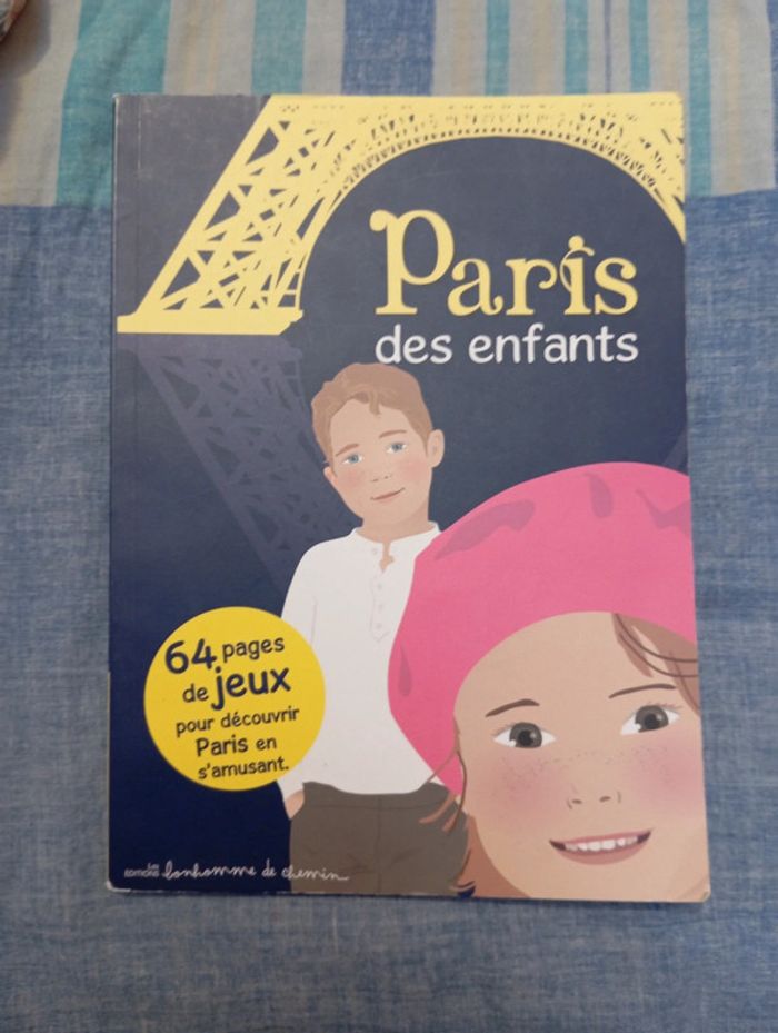Livre jeux Paris des enfants Neuf 7/12ans