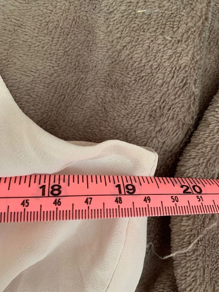 robe d'ete H&m crème rose taille 38 - photo numéro 7