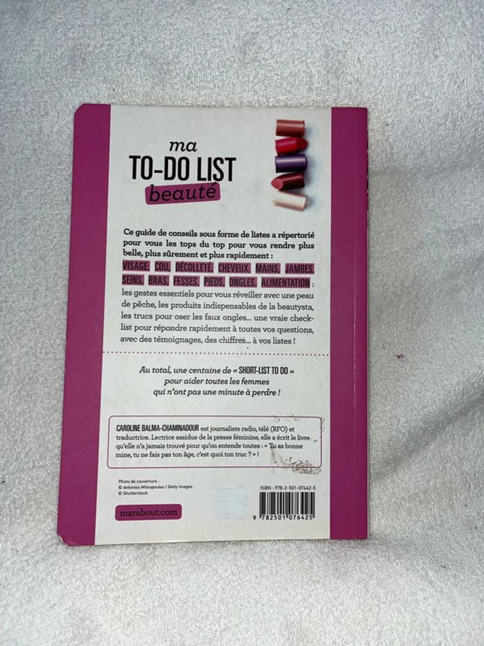 Livre to do list beauté - photo numéro 2