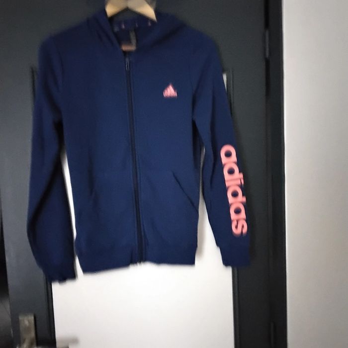 Veste zippée à capuche fille 14/15 ans Adidas