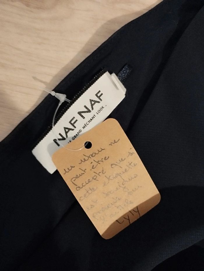 Robe bleue marine Naf Naf taille 38 - photo numéro 11