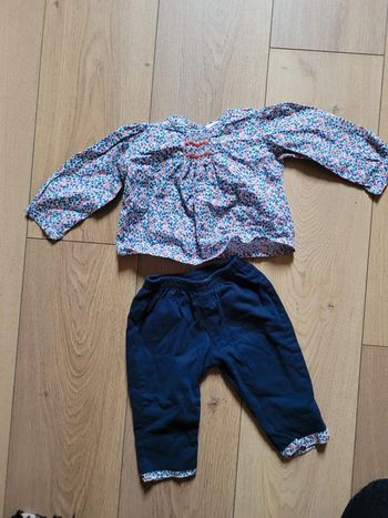 Ensemble fille demi saison 3/6 mois