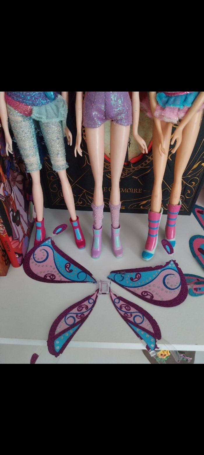 3 Poupées Bloom Tecna Musa Believix Winx Club Smoby saison 4 Fairy of Music - photo numéro 4