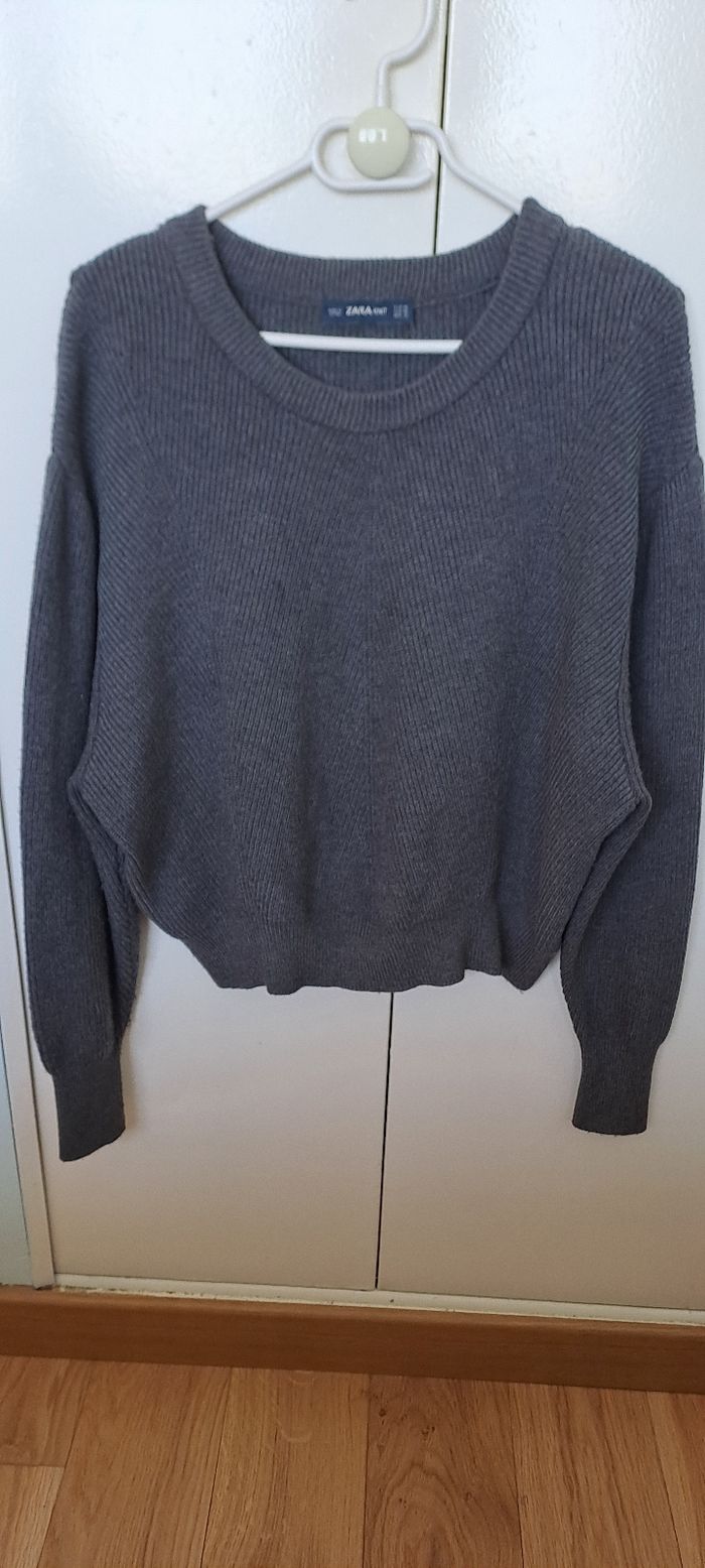🩶 Pull gris  ZARA