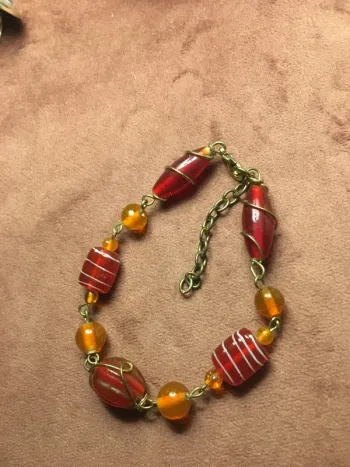 Bracelet de verre coloré