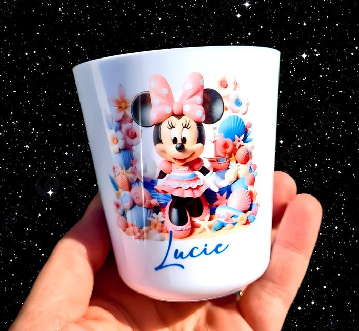 Verre incassable  personnalisé neuf minnie