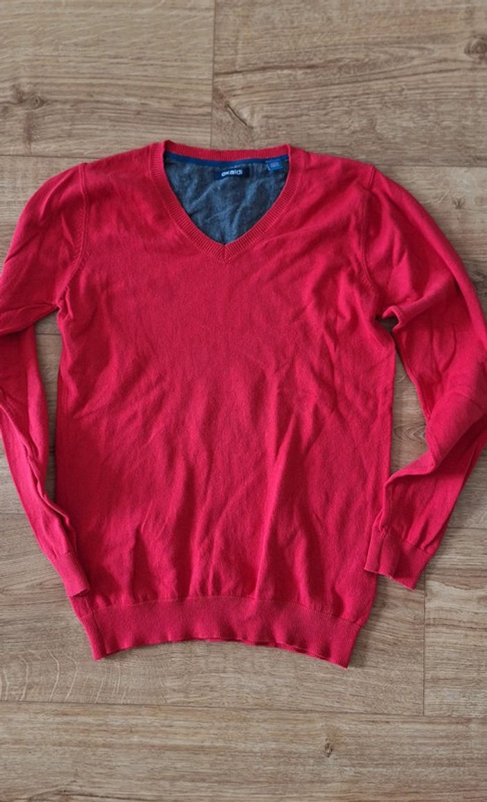 Pull rouge Okaidi 12 ans