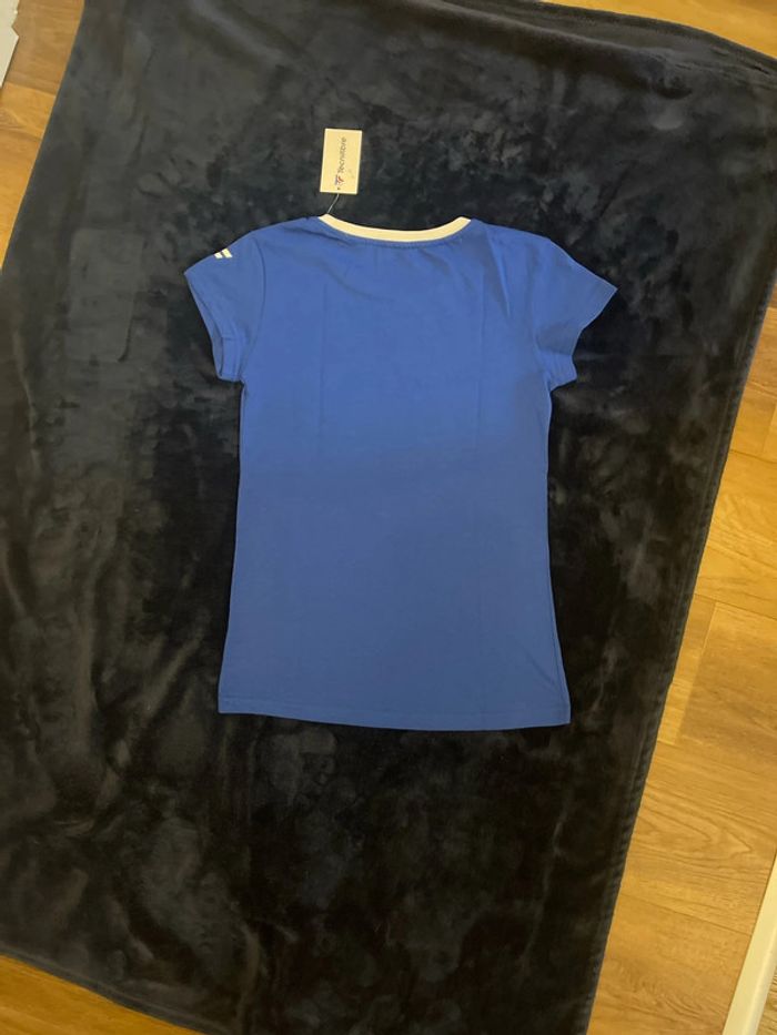 Tecnifibre- T shirt Cotton Tee Royal taille XS - photo numéro 2